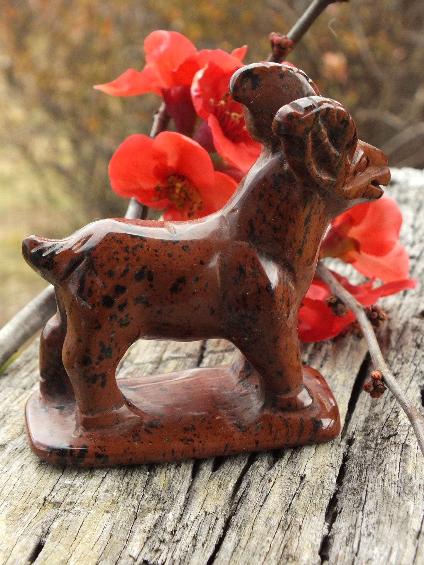 Mahogany Obsidian Goat