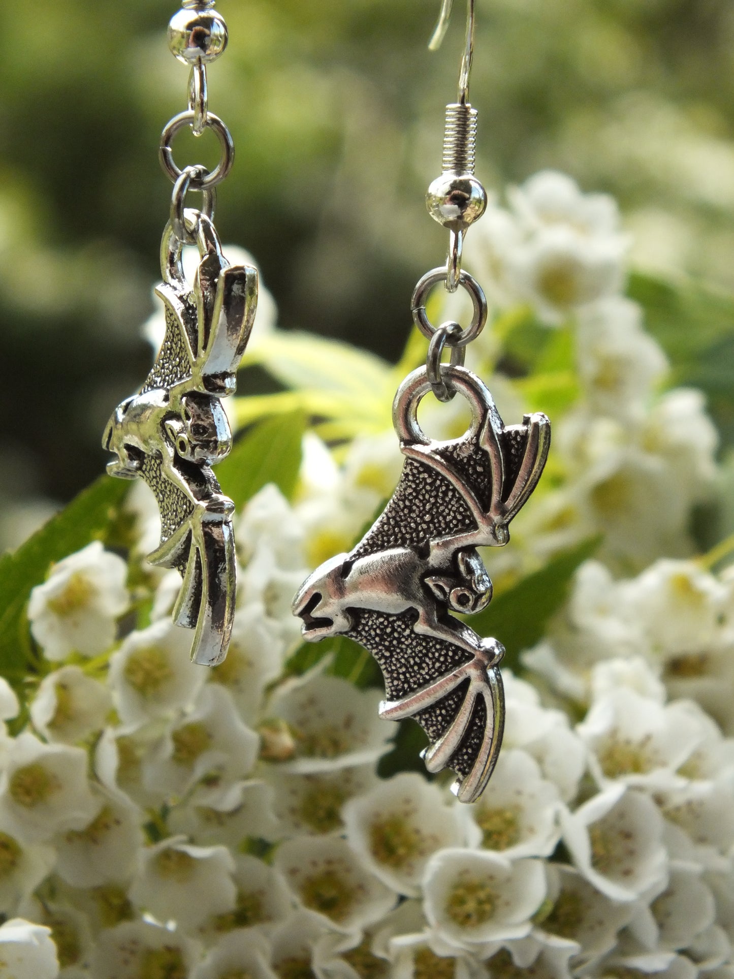 Flying Bat Earrings