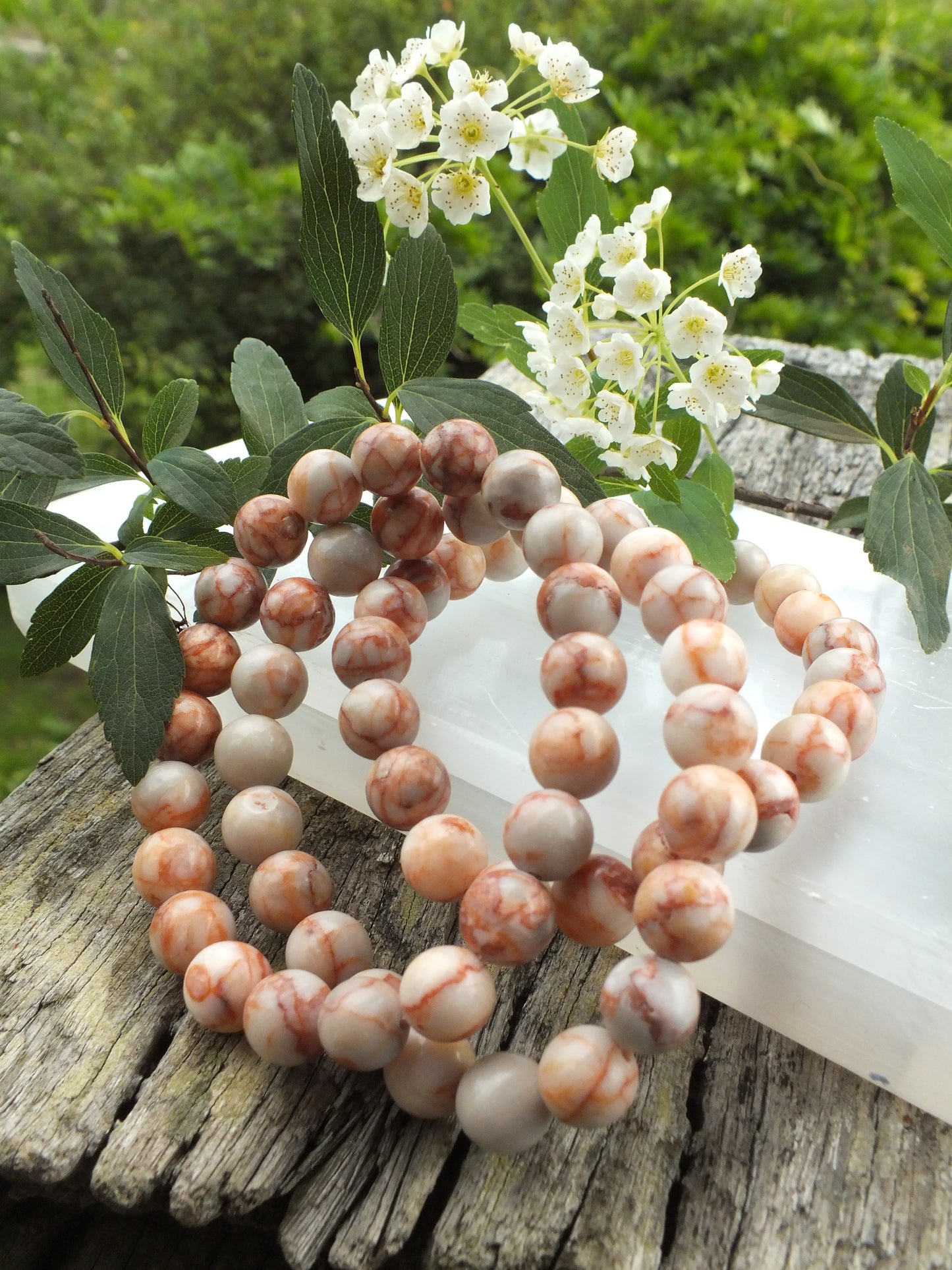 Red Network Jasper Bracelet