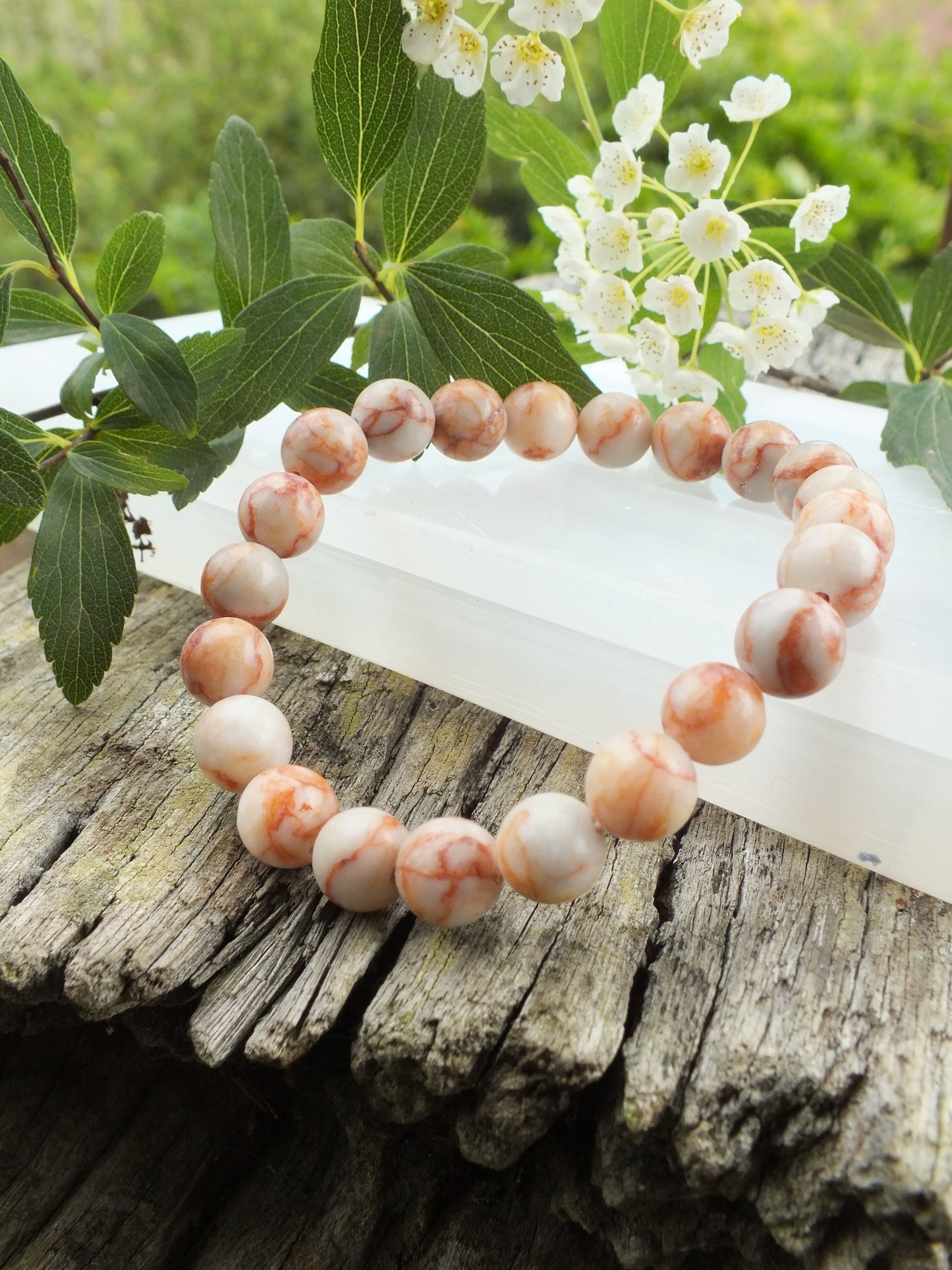 Red Network Jasper Bracelet