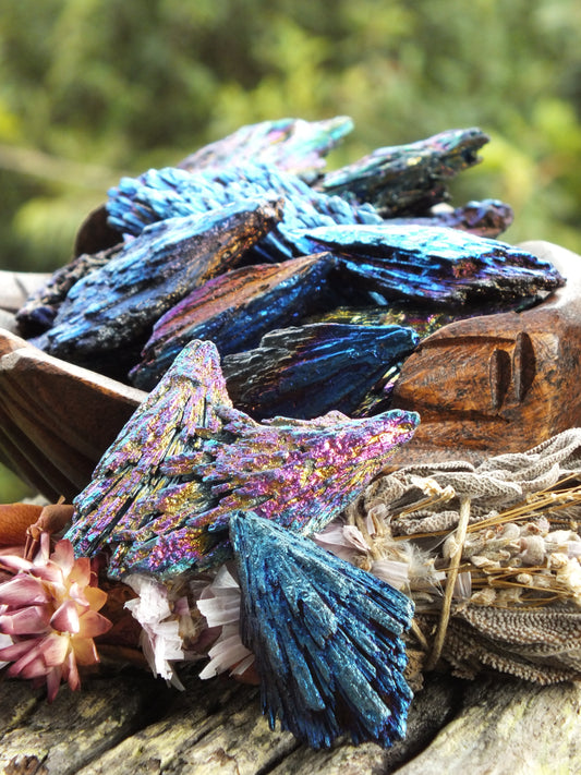 Titanium Kyanite  Fan (Large)