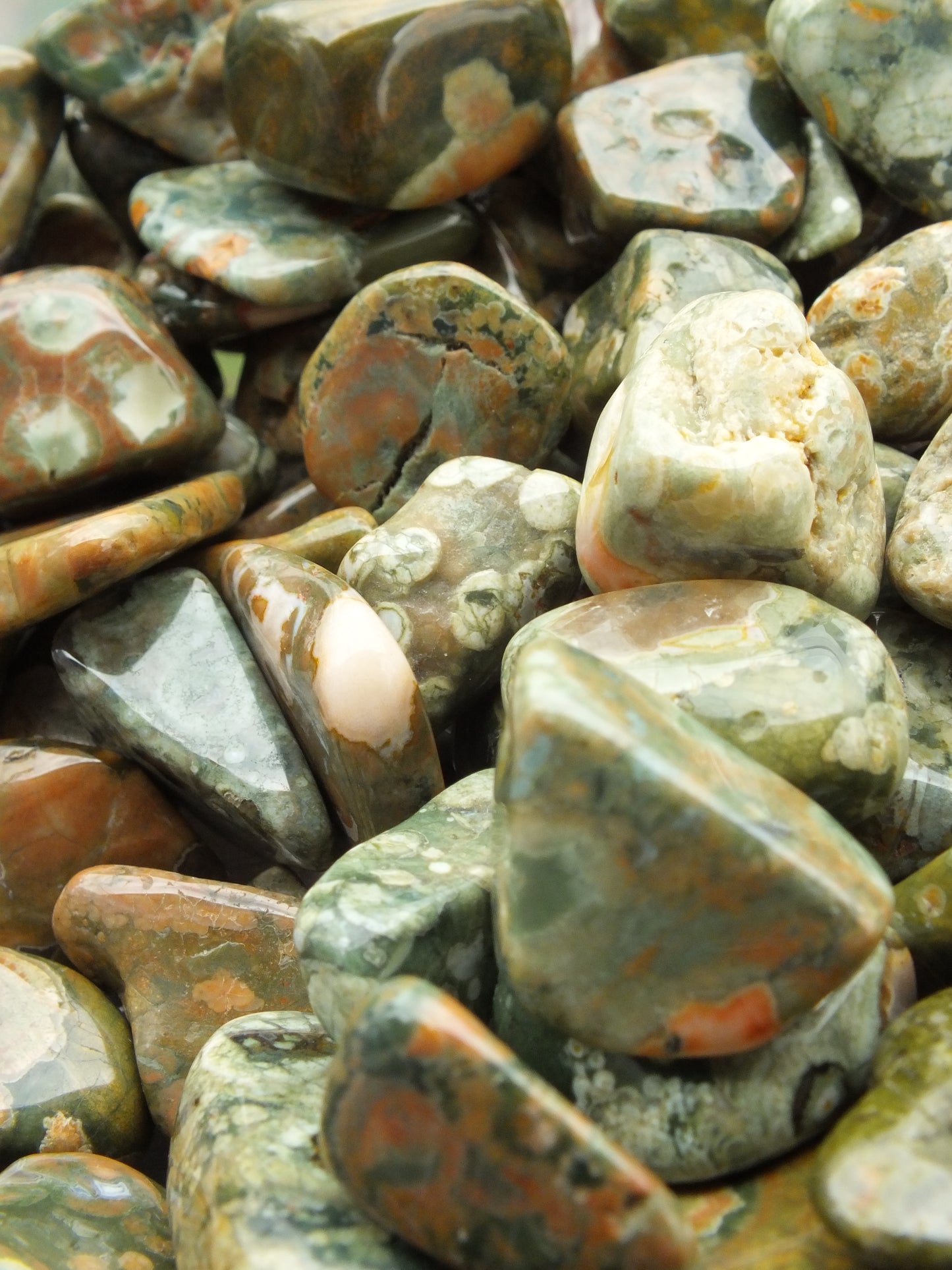 Rhyolite (Rainforest Jasper) Tumble Stone