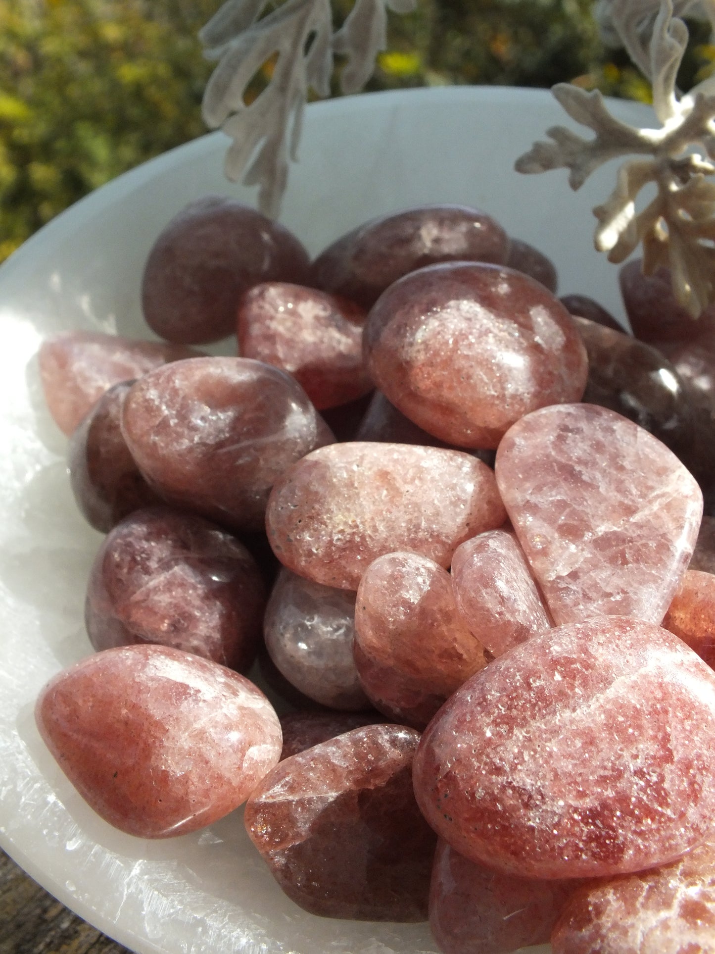 Strawberry Quartz Tumble Stone