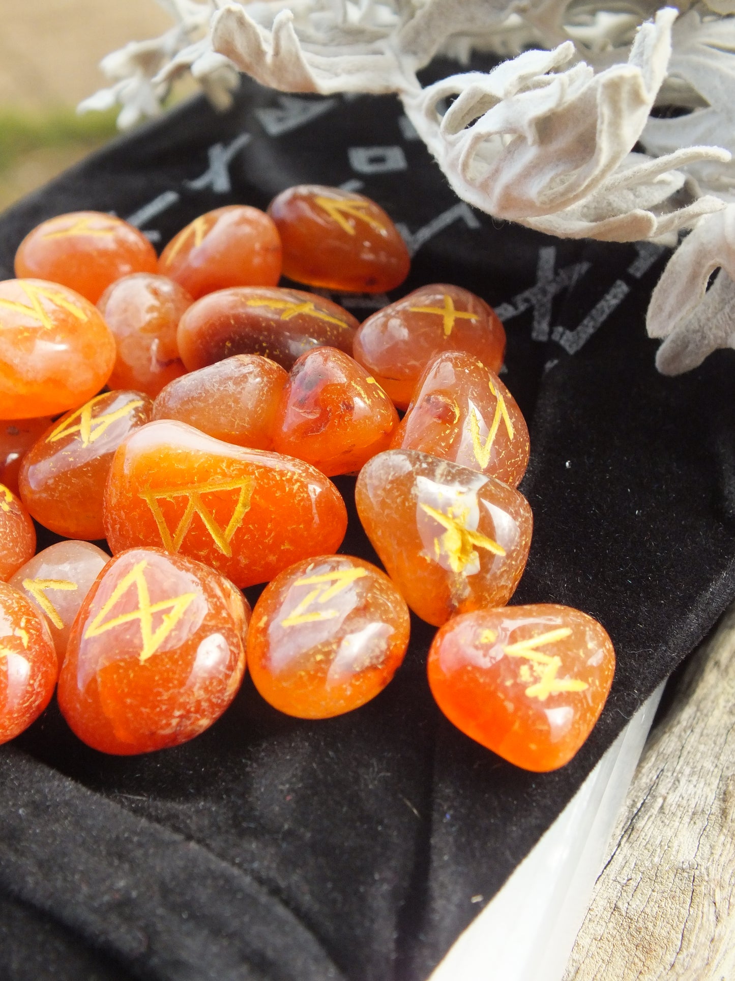 Carnelian Rune Stones