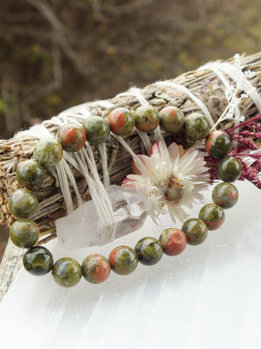 Unakite Bracelet