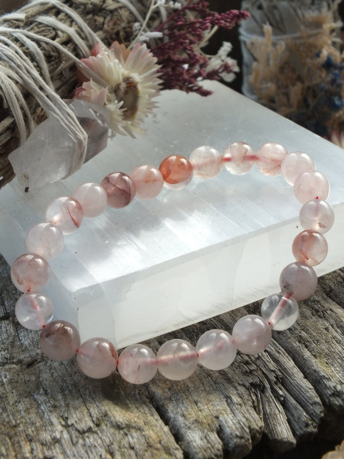 Strawberry Quartz Bracelet