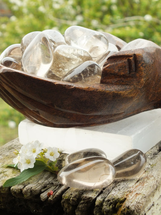 Smoky Quartz Tumble Stone (High Grade)