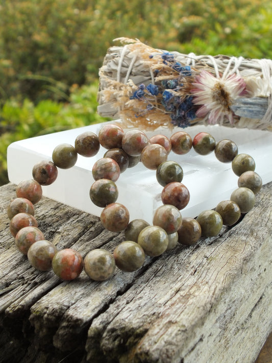 Unakite Bracelet