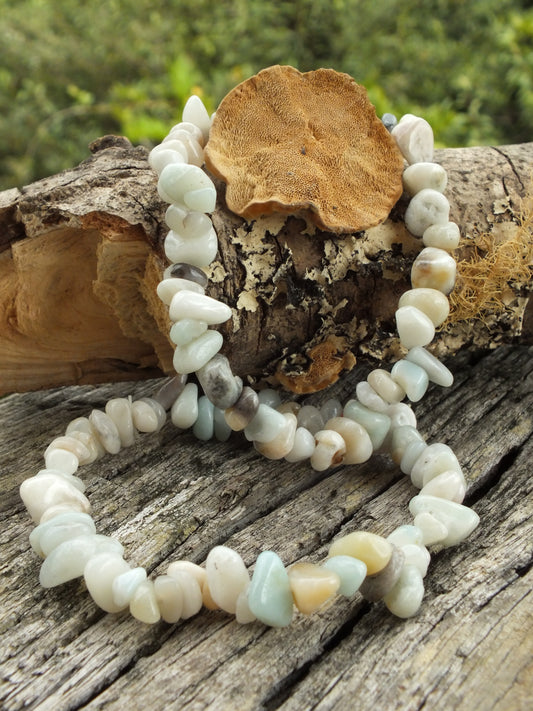 Amazonite Chip Bracelet