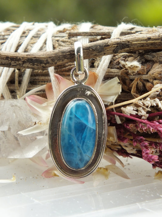 Sterling Silver Apatite Pendant