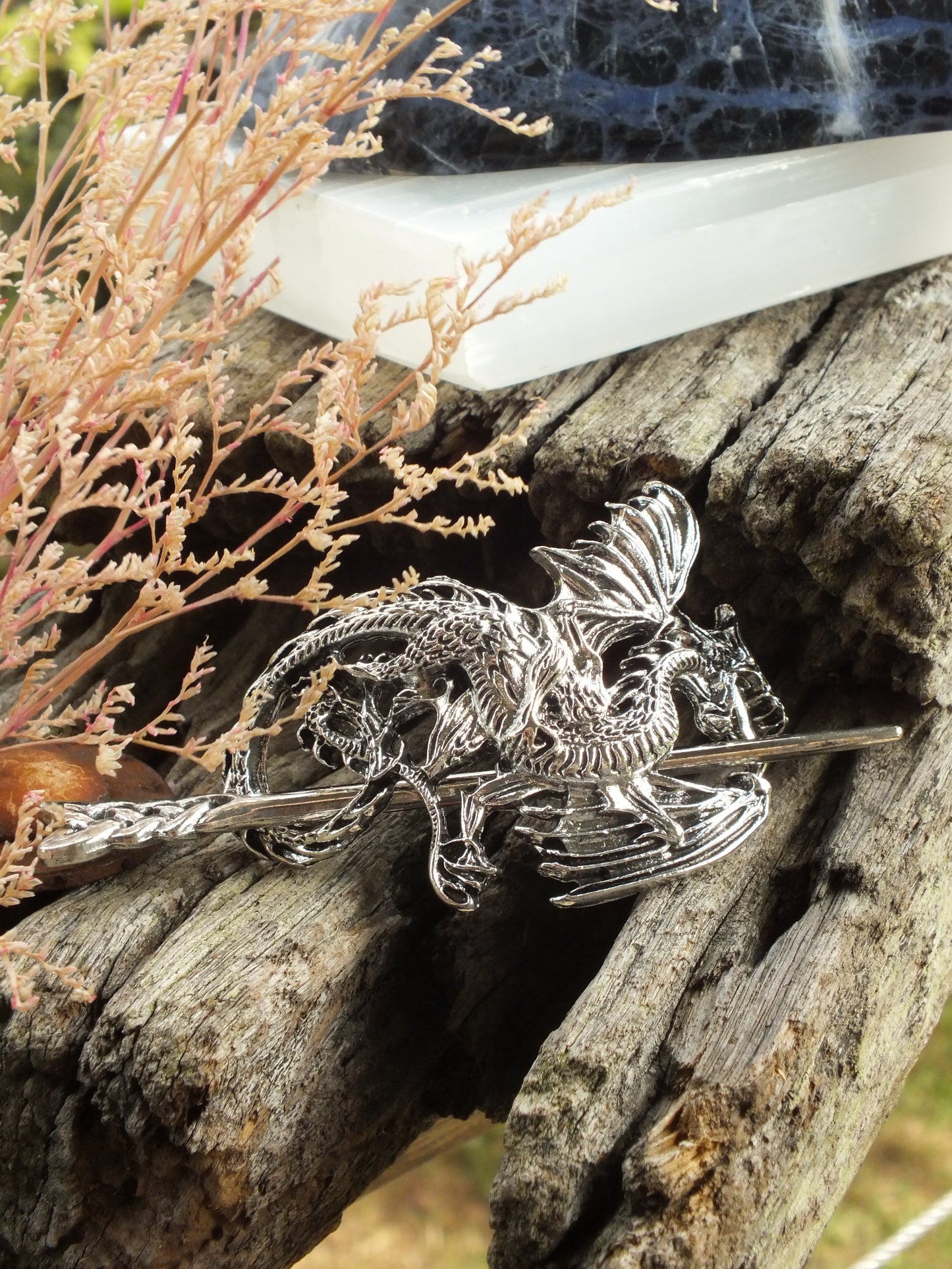 Metal Dragon Hair Slide