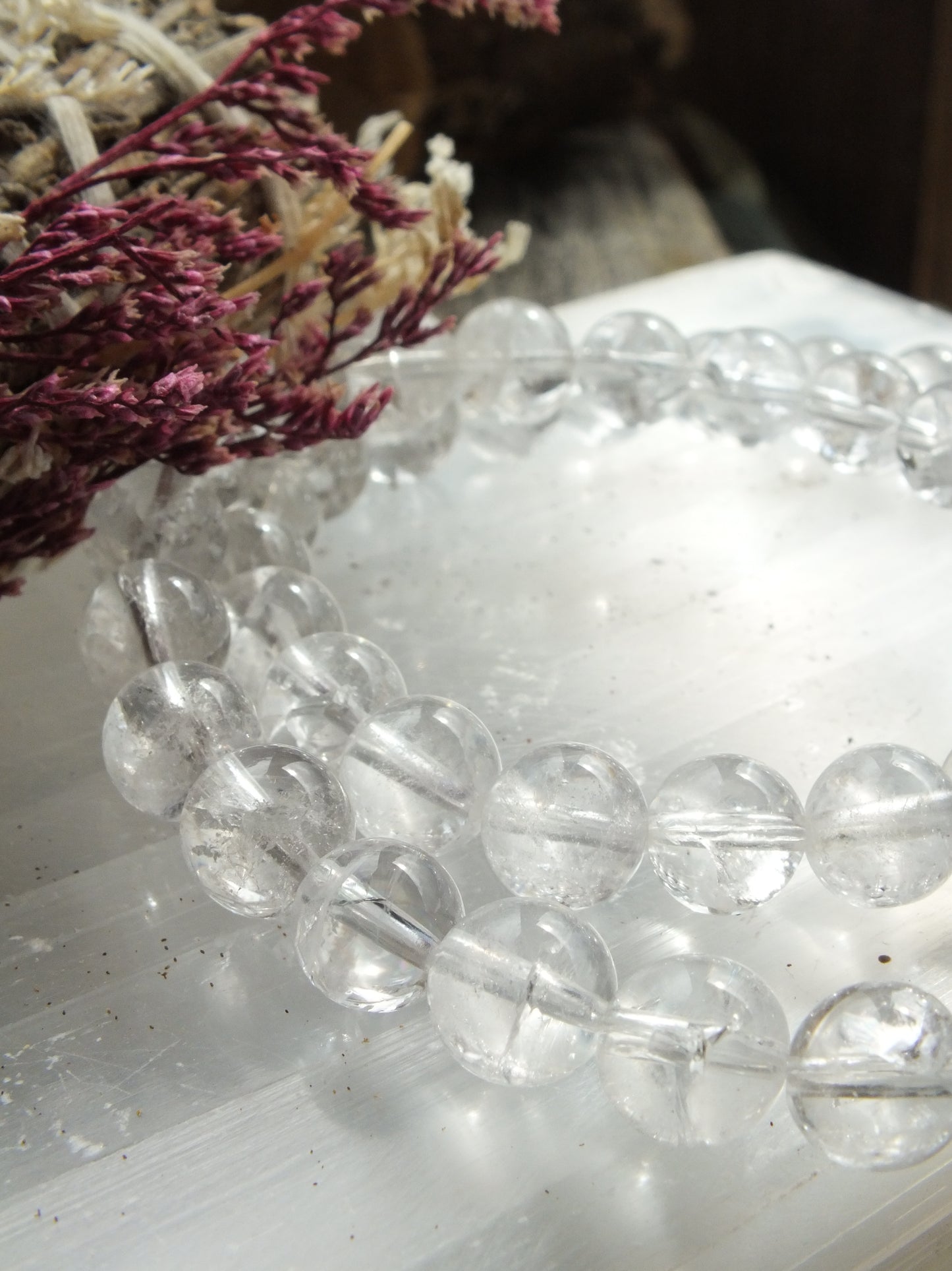 Azeztulite Quartz Bracelet