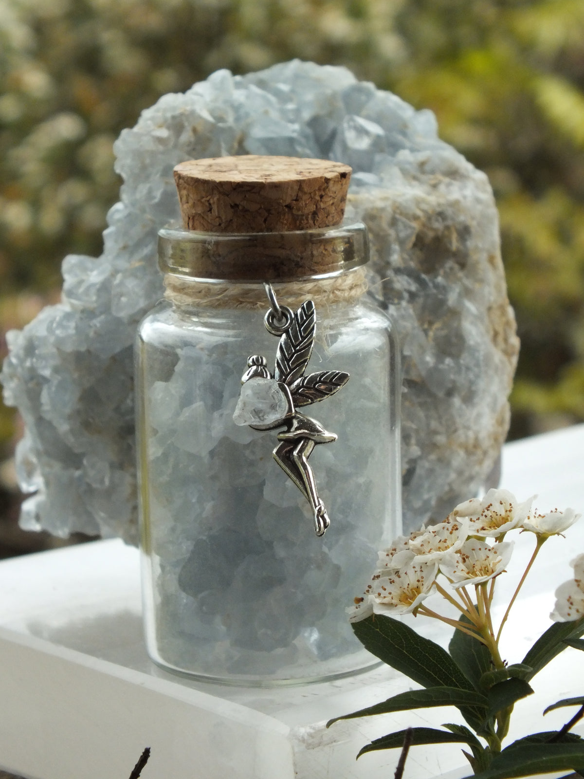 Fairy Wish Bottle - Celestite (Serenity)
