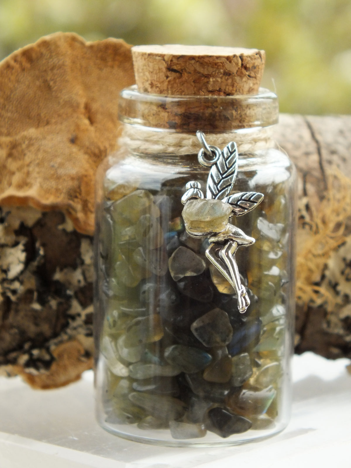 Fairy Wish Bottle - Labradorite (Transformation)