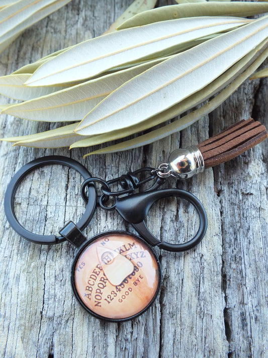 Ouija Board Tassel Keyring