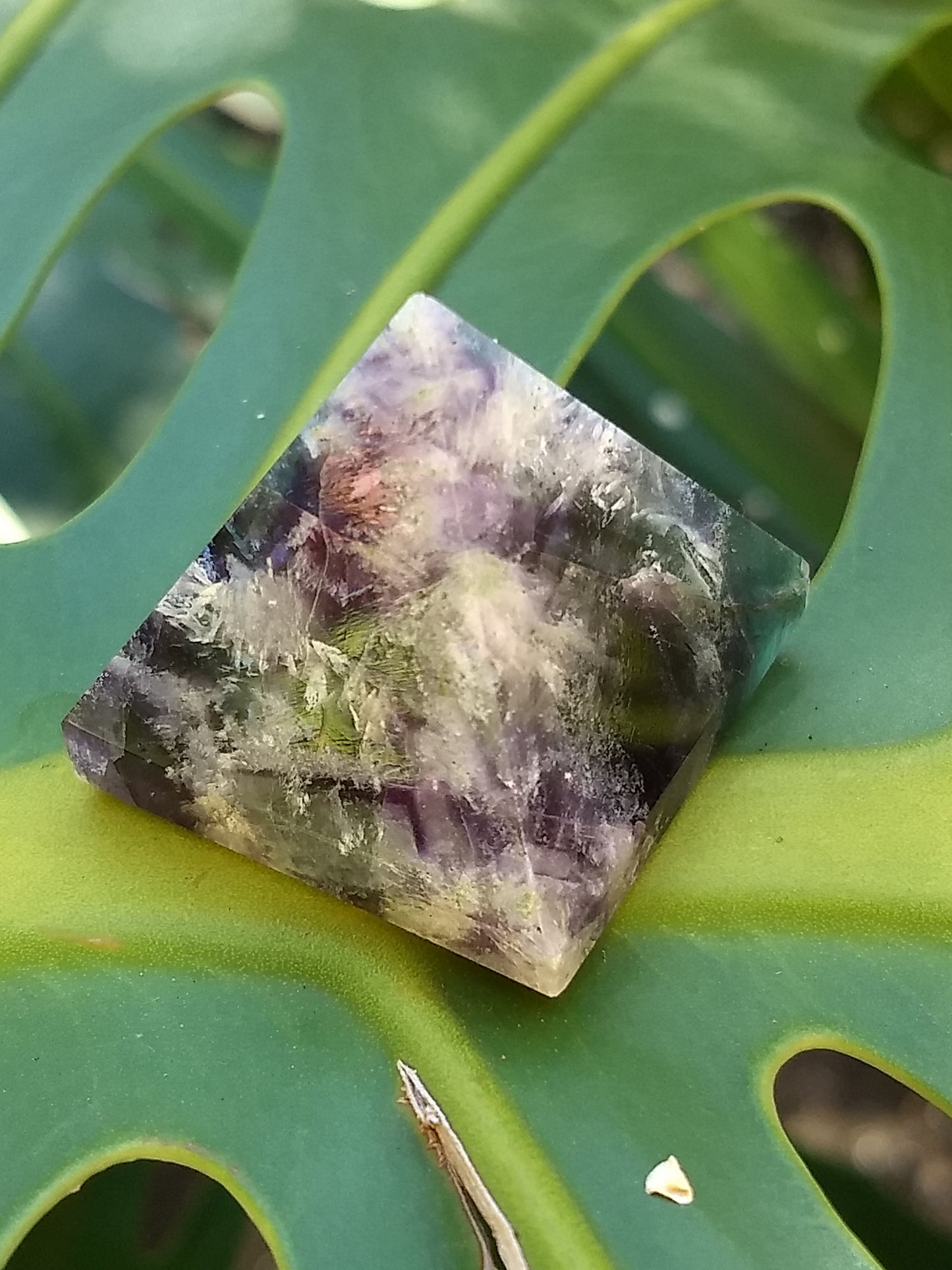 High Quality Fluorite Pyramid