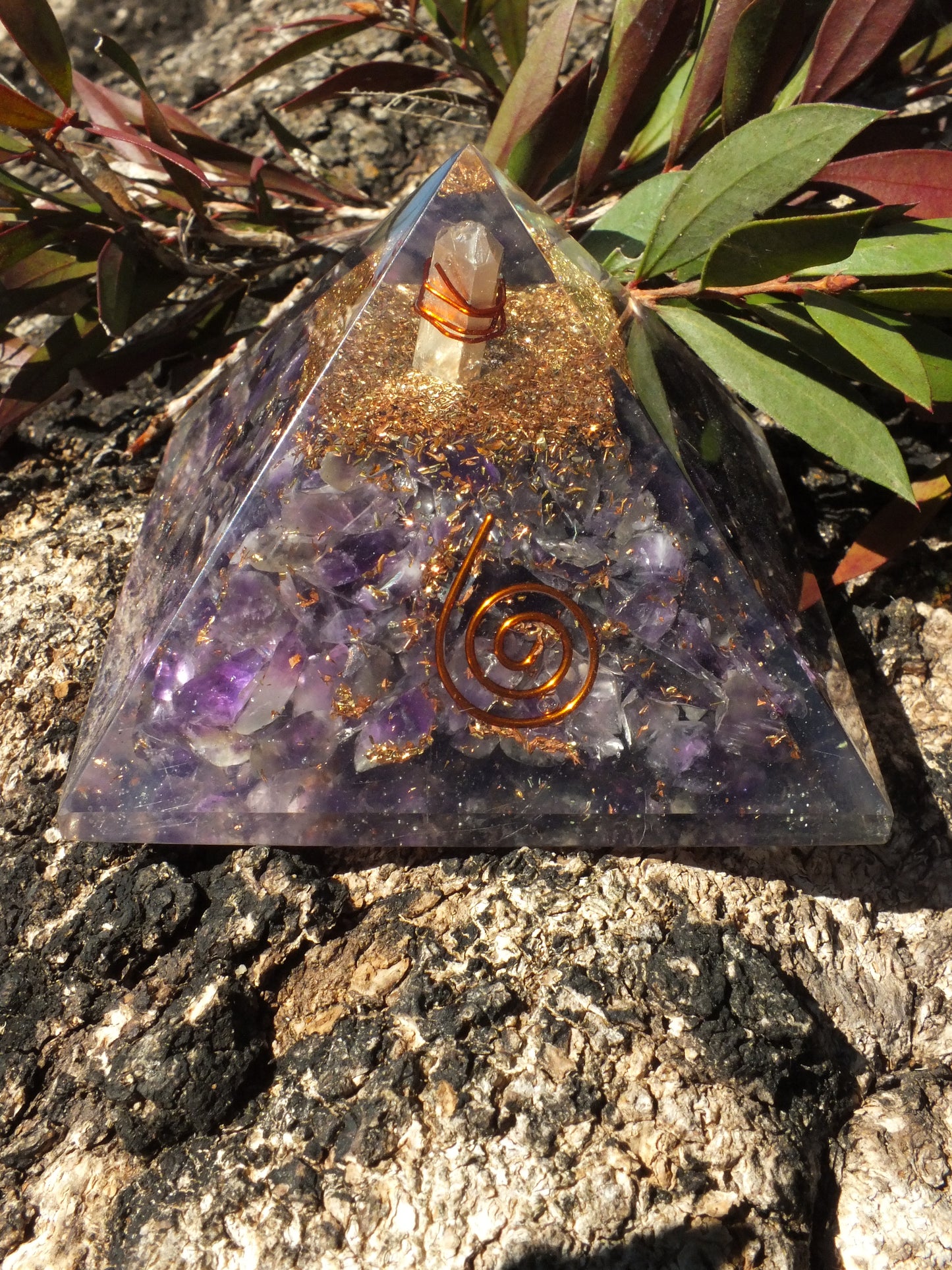 Amethyst & Quartz Orgonite