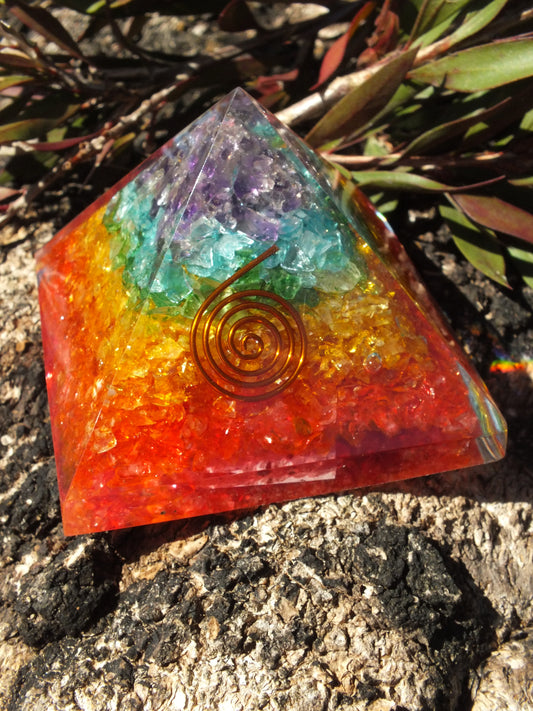 Dyed Quartz & Quartz Orgonite