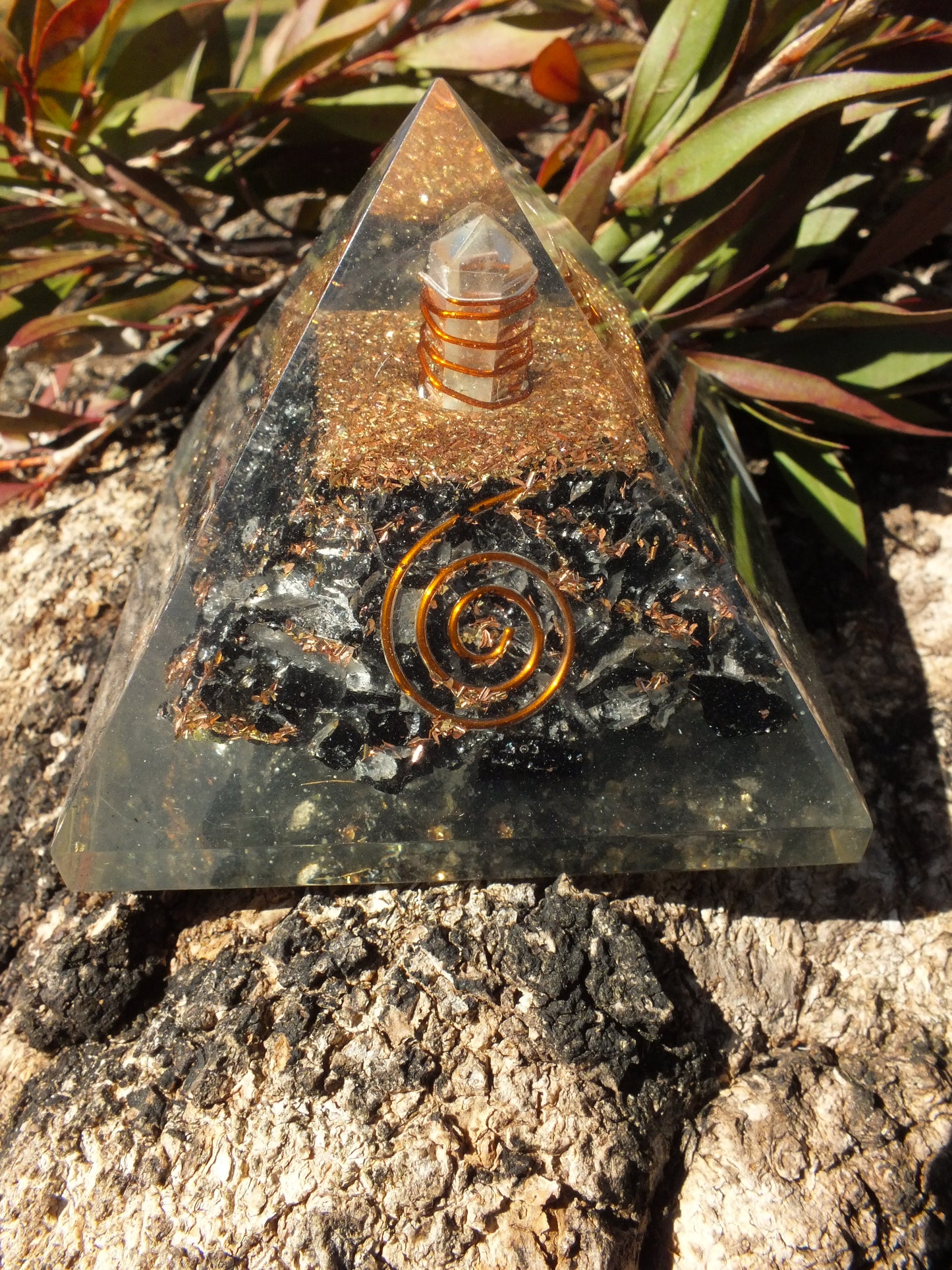 Tourmaline & Quartz Orgonite