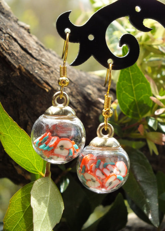 Apple Slice Bauble Earrings