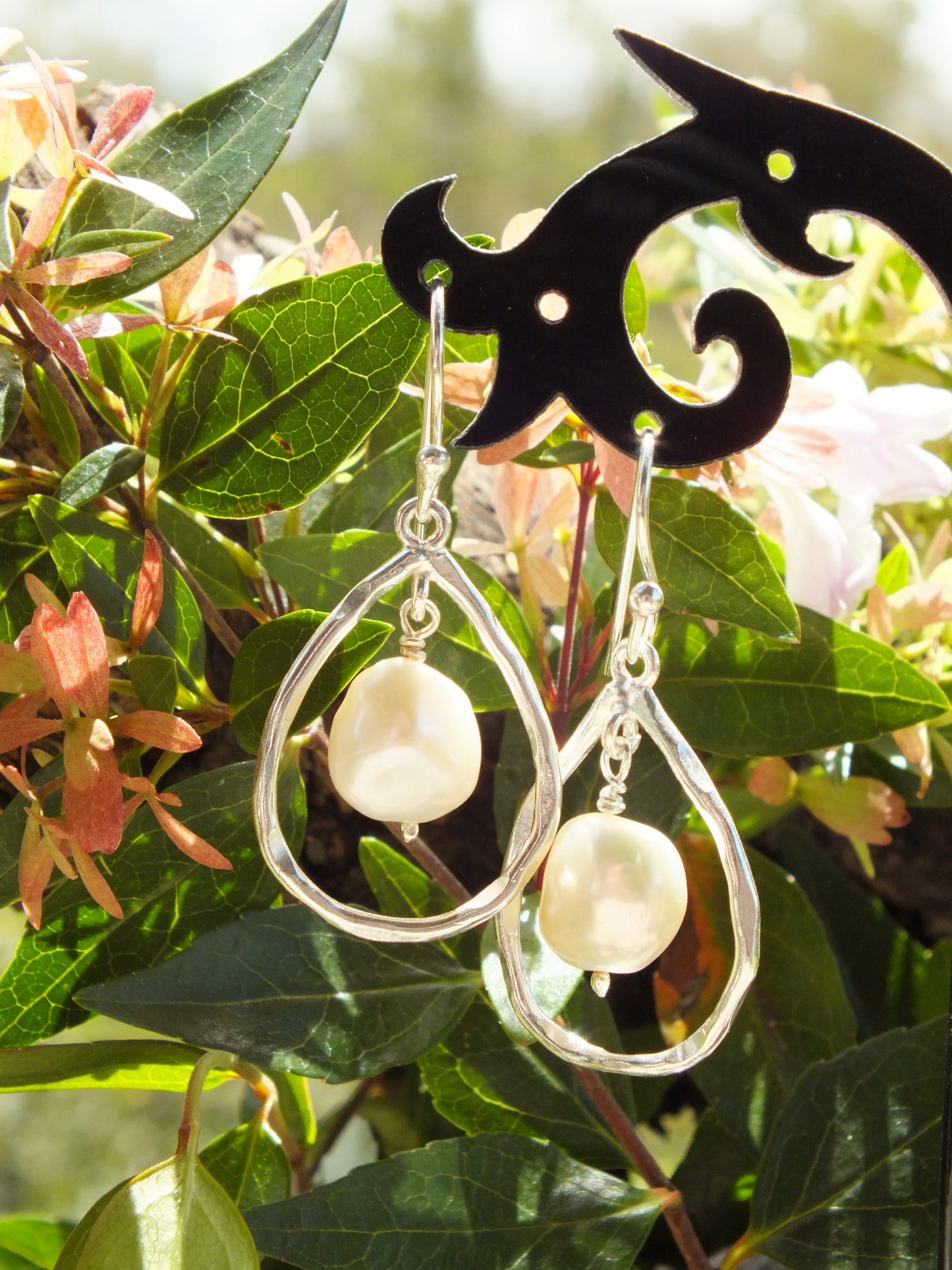 Silver & Fresh Water Pearl Earrings