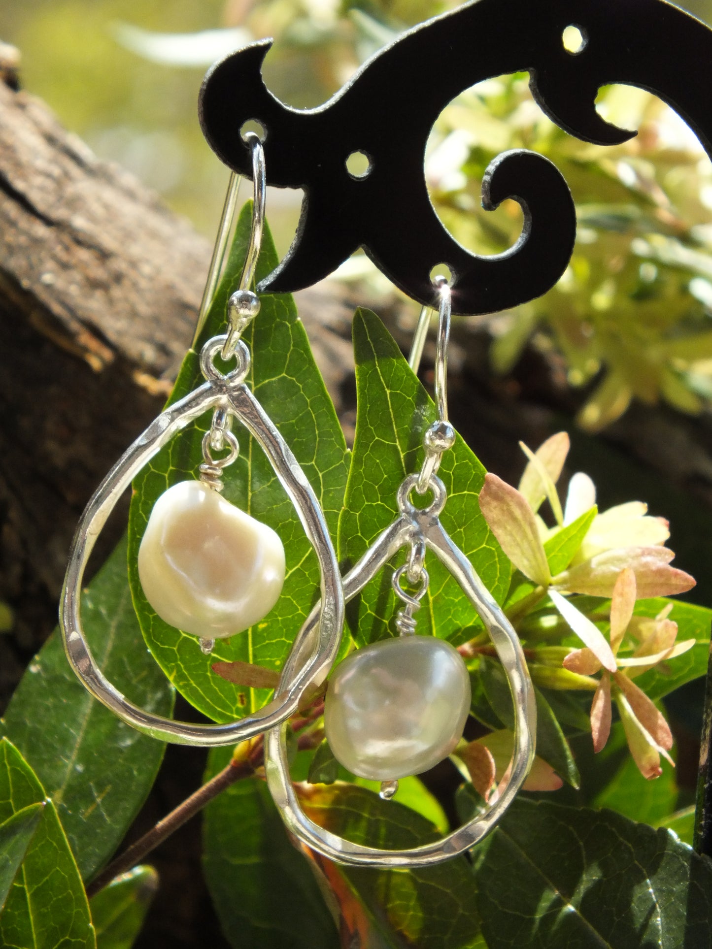 Silver & Fresh Water Pearl Earrings