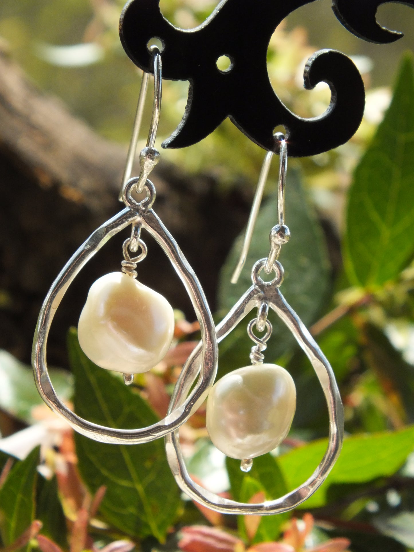 Silver & Fresh Water Pearl Earrings