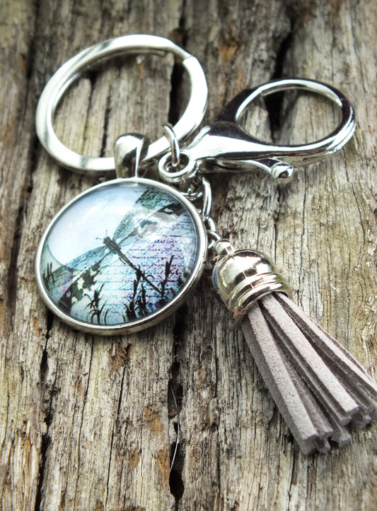 Dragonfly Tassel Keyring