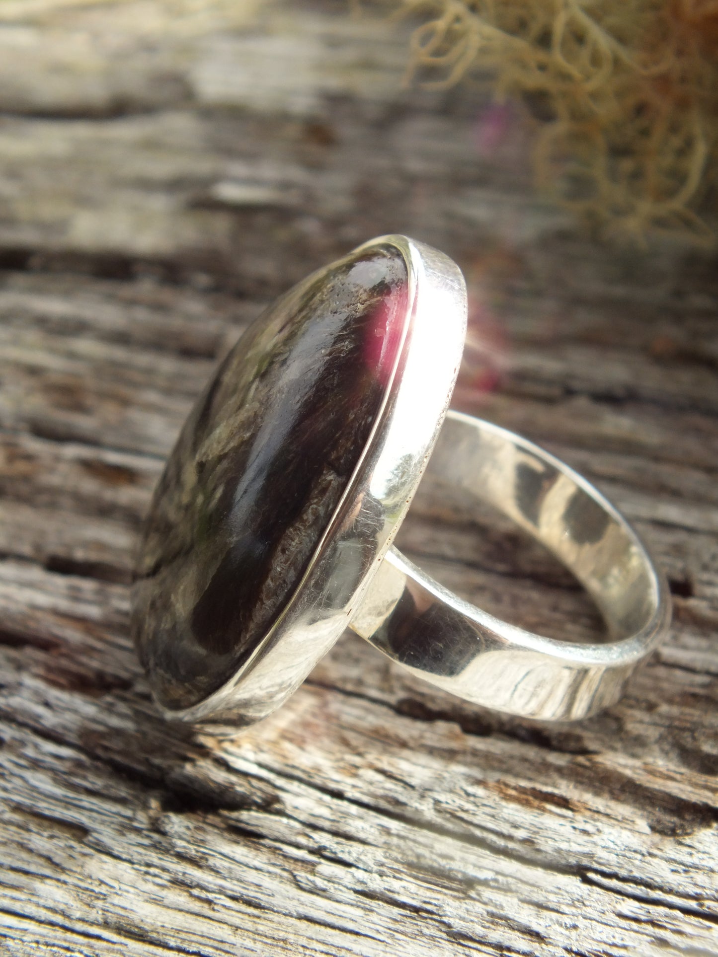 Sterling Silver & Astrophyllite Ring