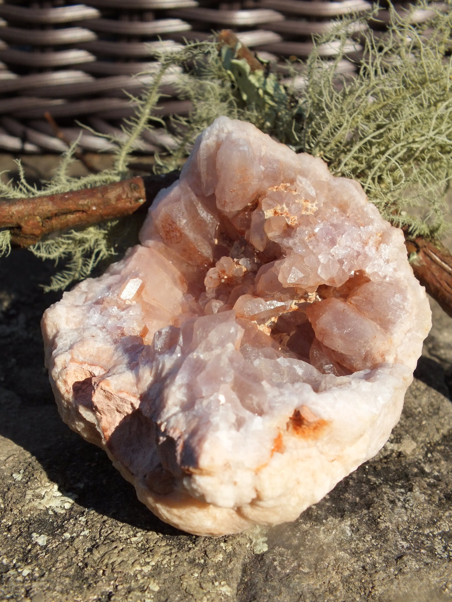 Pink Amethyst Geode