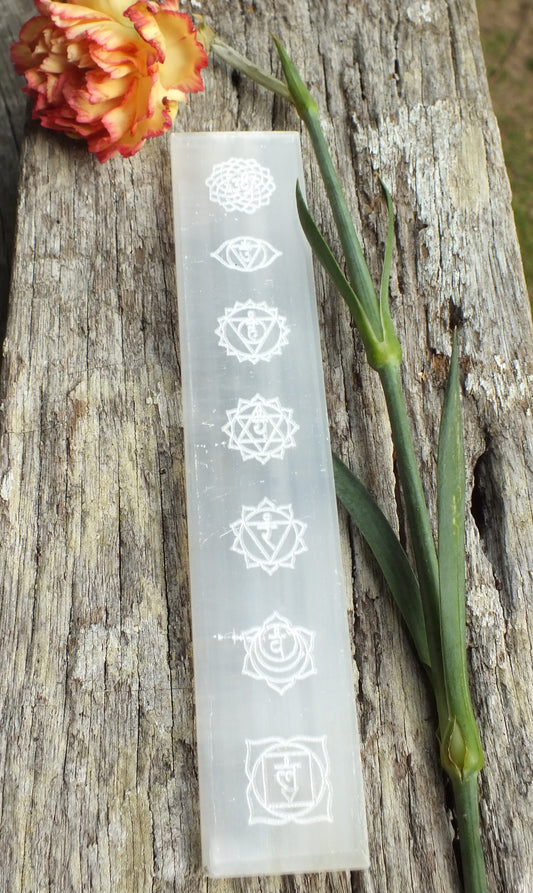 Selenite Chakra Charging Rod