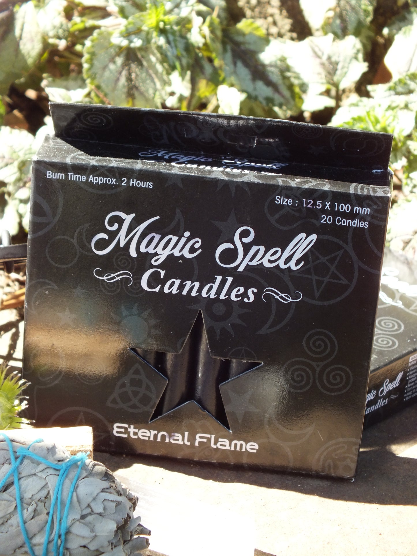 Eternal Flame Magic Spell Candles (Black)