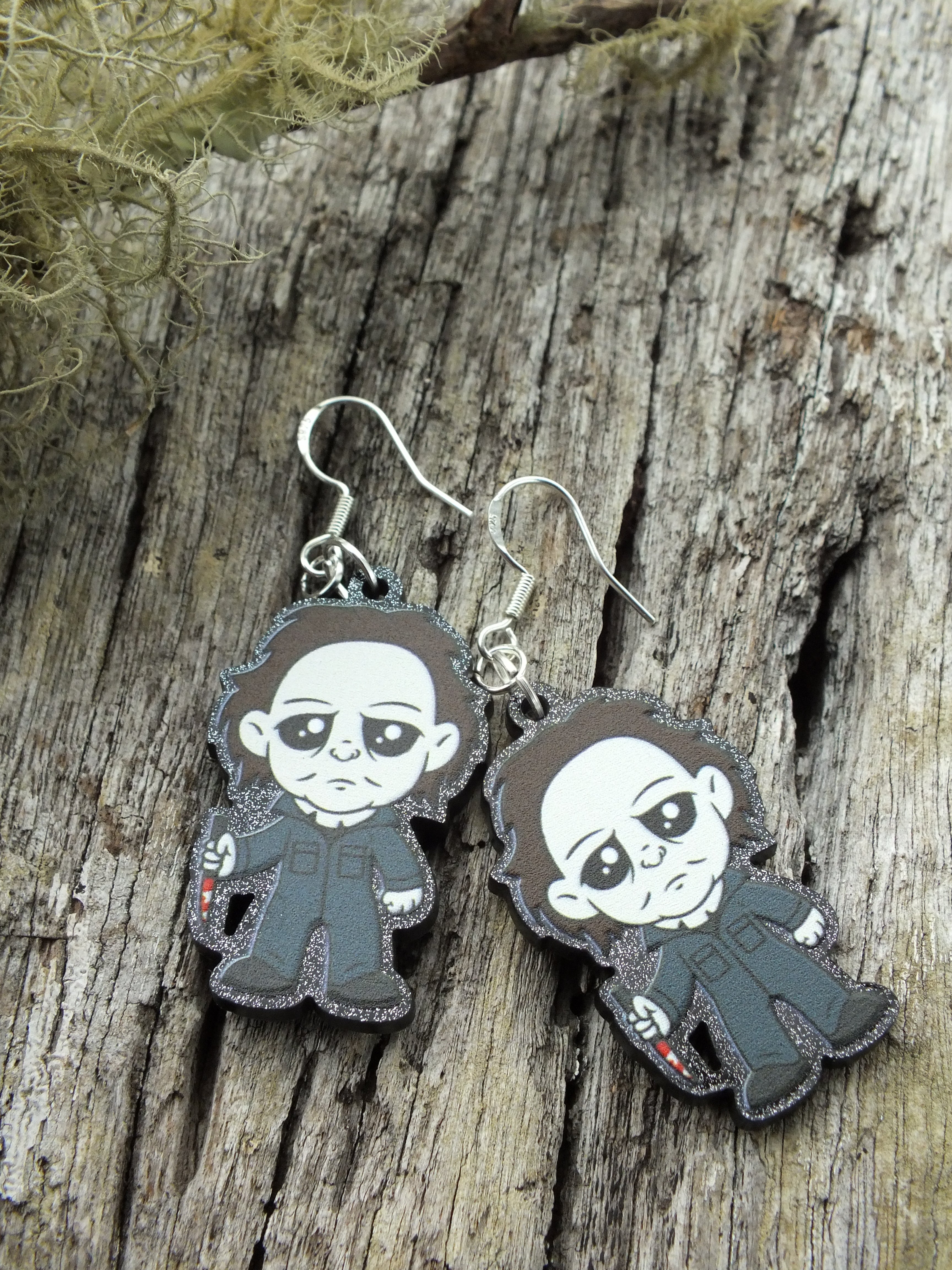 Michael store myers earrings