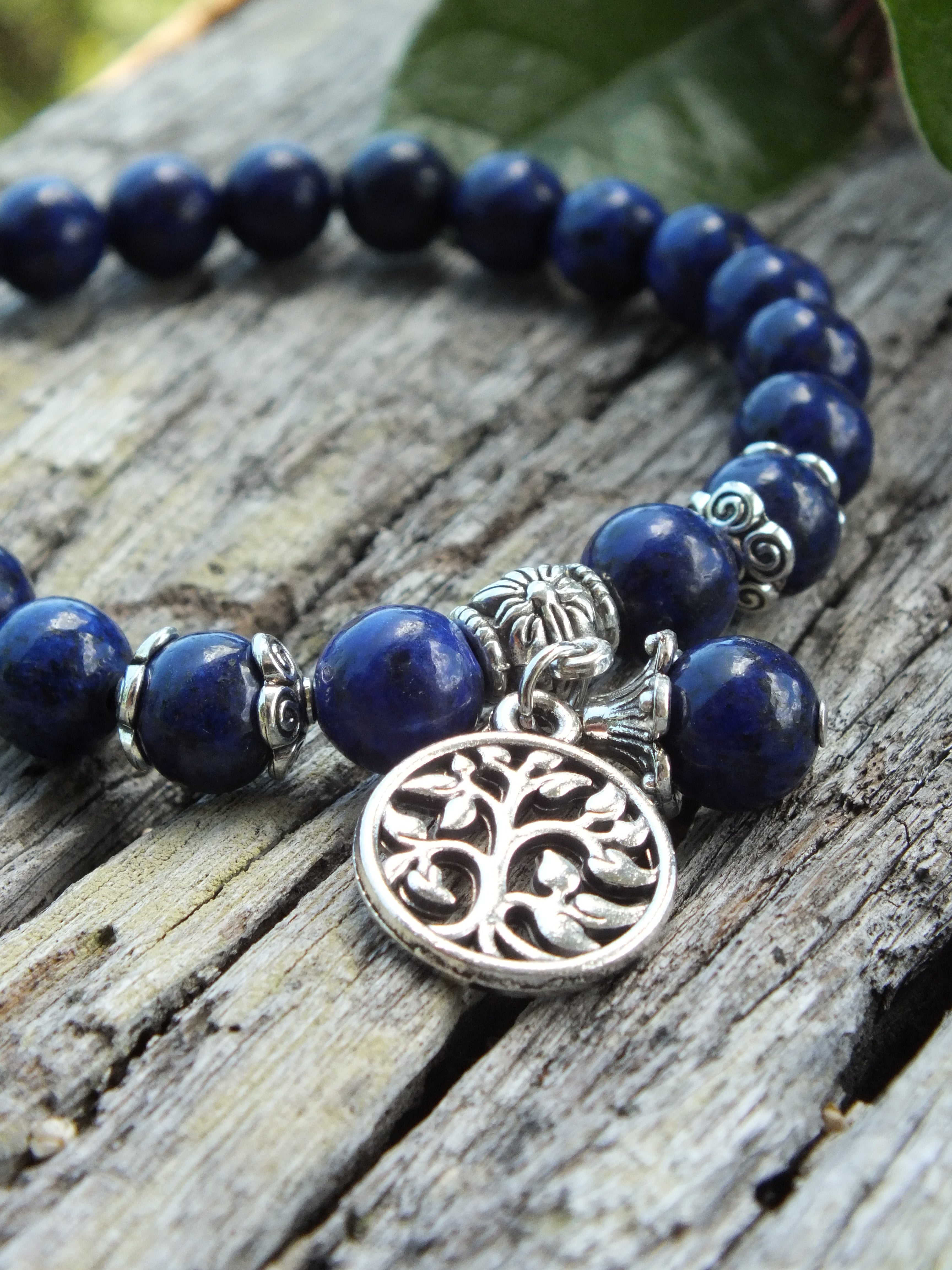 Lapis Lazuli Tree Of Life Bracelet – Onyx Castle