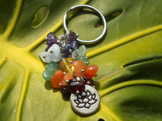 Lotus Chakra Keyring