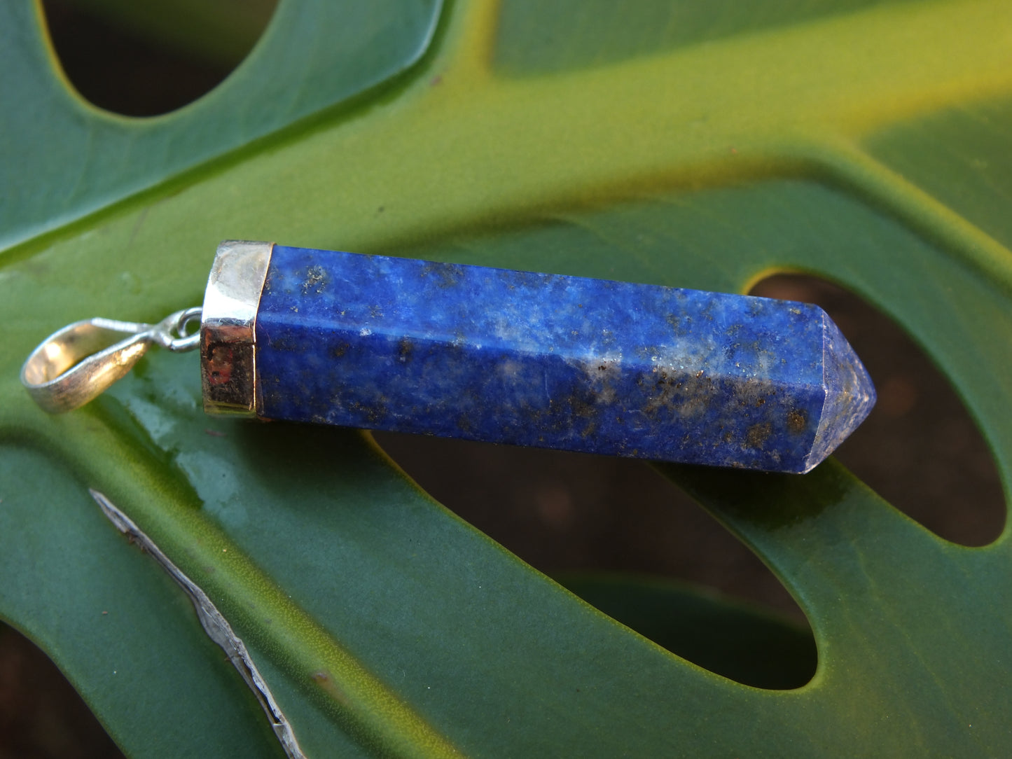 Sterling Silver Lapis Lazuli Pendant